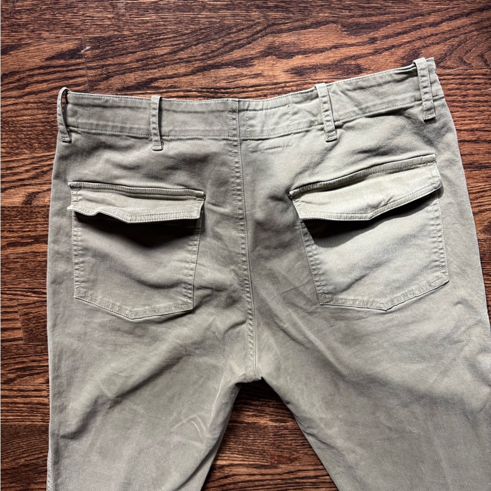 Nili Lotan Khaki Cropped Pants - Picture 3 of 3